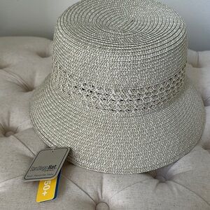 San Diego Hat Company Cream Sun Hat with Wide Brim